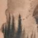 Bottom merge from two reference paintings, Initial on the side of the Cradle: D.  Tattoo Design Thumbnail